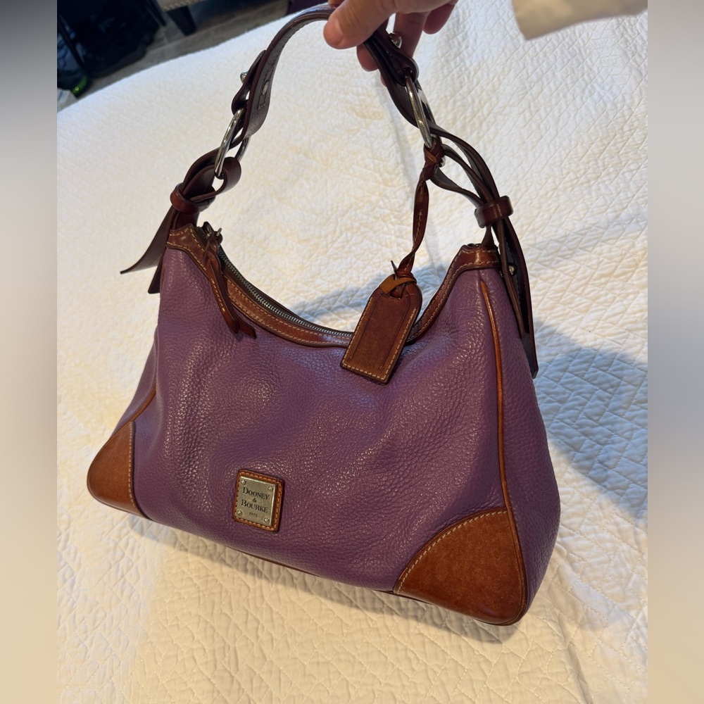 Dooney & Bourke Large Harrison Hobo Purple